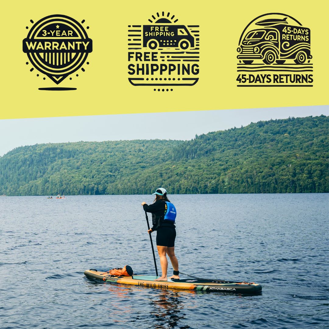 Athabasca S 12'6" Inflatable Paddleboard, Long-Distance Touring SUP | The Wild Tribe