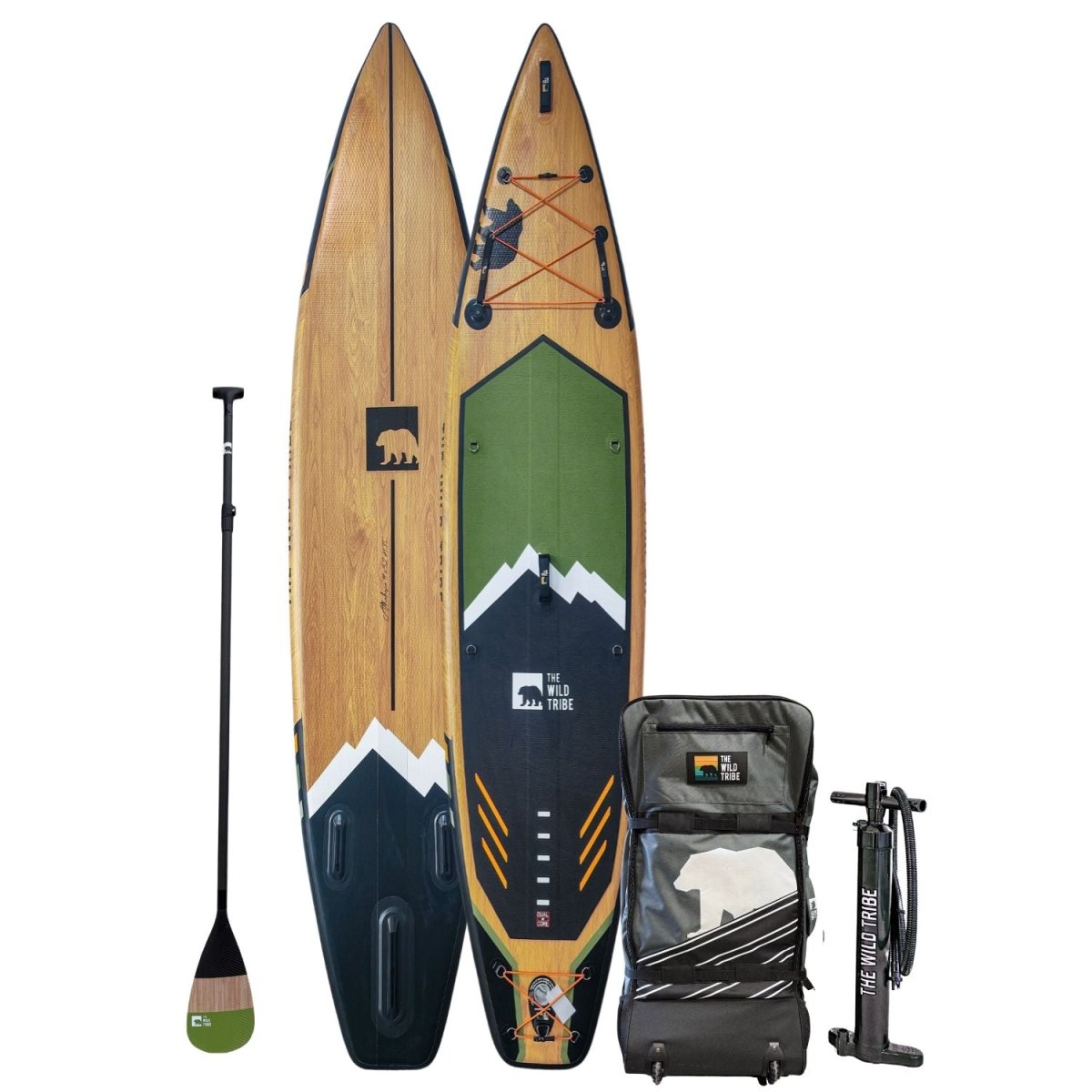 Athabasca S 12'6" Inflatable Paddleboard, Long-Distance Touring SUP | The Wild Tribe