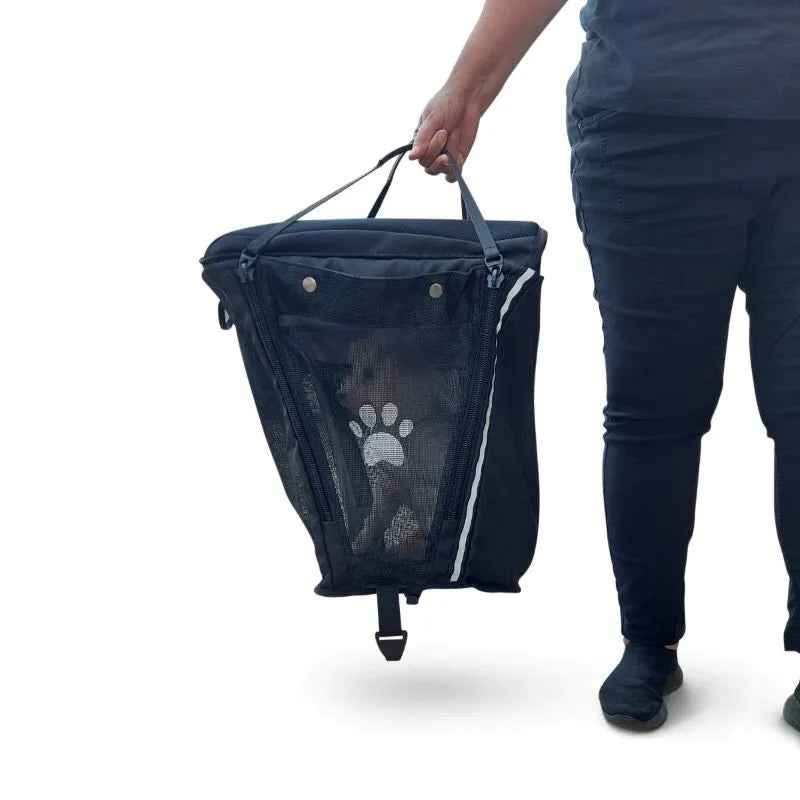 Moving Life ATTO Pet Carrier & Cushion, 40L, Black