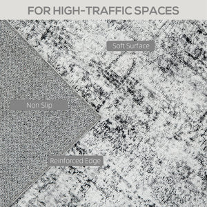 Area Rug for Living Room 5x7, Modern Abstract Machine Washable Rug, Non-Slip Carpet for Bedroom – view 17