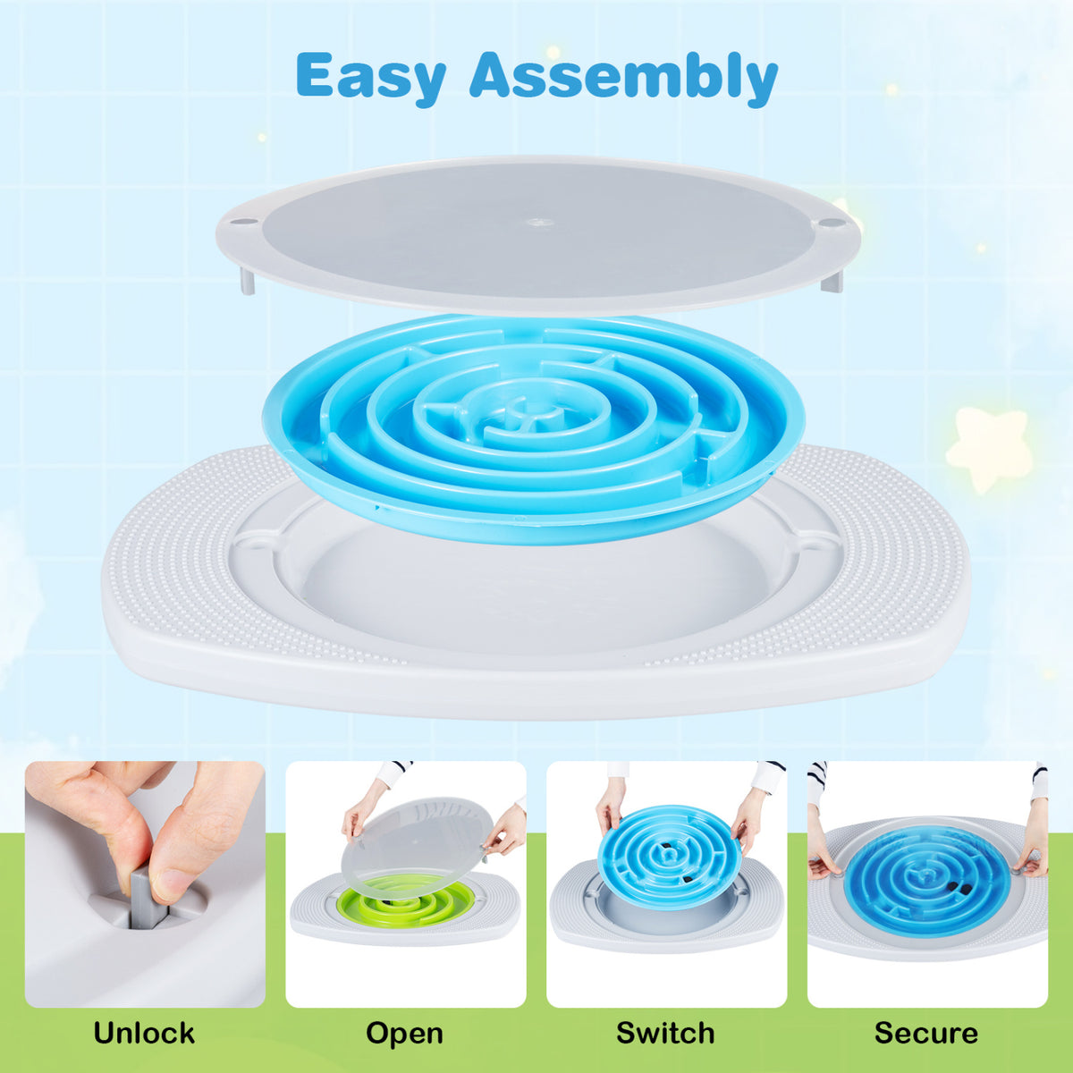 Balance Board Maze for Kids with 3 Maze Discs and 140 lbs Capacity view 9
