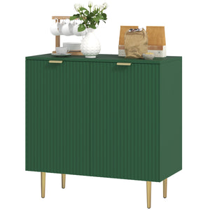 Modern Kitchen Storage Cabinet, Sideboard Buffet Cabinet with Adjustable Shelves and Metal Legs for – view 8