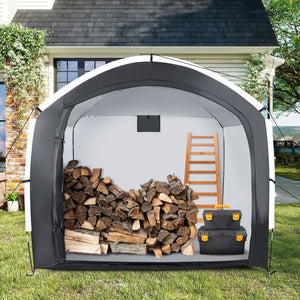 Bike Storage Shed Tent with PU4000MM Waterproof 210D Oxford Fabric for 5 Bikes view 3