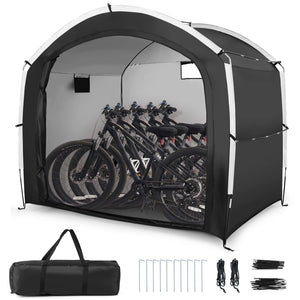Bike Storage Shed Tent with PU4000MM Waterproof 210D Oxford Fabric for 5 Bikes view 4