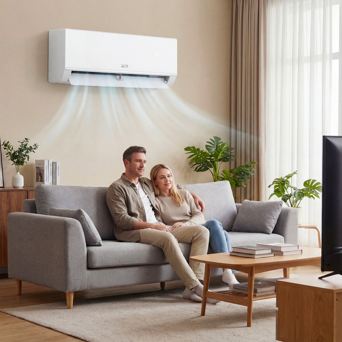 Blast Pro Series 12000 BTU 20 SEER2 115V Wifi Enabled Mini Split Air Conditioner and Heater view 2