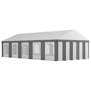 16'x32' Heavy Duty Large Party Tent & Carport with Removable Sidewalls, Portable Garage Canopy Tent, White – view 8