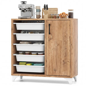 Buffet Cabinet Sideboard with Storage and Removable Drawers view 4