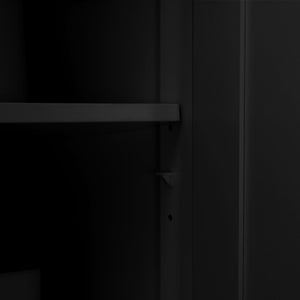 Kitchen Island with Storage, Rolling Kitchen Island with Drop Leaf, Rubber Wood Top and Adjustable Shelves, Black