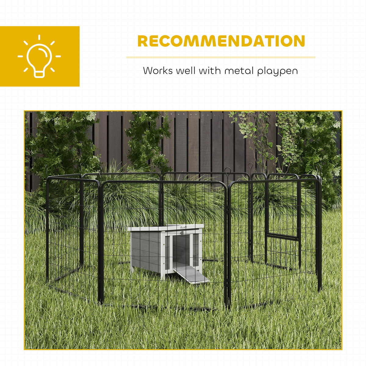 Wooden Rabbit Hutch, Bunny Cage with Waterproof & Openable Asphalt Roof, Outdoor Cat House Guinea Pig Cage Duck Shelter, Indoor Outdoor Use, 20" x 16.5" x 17", Orange