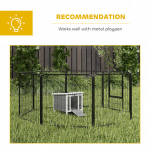 Wooden Rabbit Hutch, Bunny Cage with Waterproof & Openable Asphalt Roof, Outdoor Cat House Guinea Pig Cage Duck Shelter, Indoor Outdoor Use, 20" x 16.5" x 17", Orange