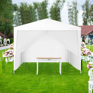 10 x 10 Feet Outdoor Side Walls Canopy Tent with 4 Removable Sidewalls view 2