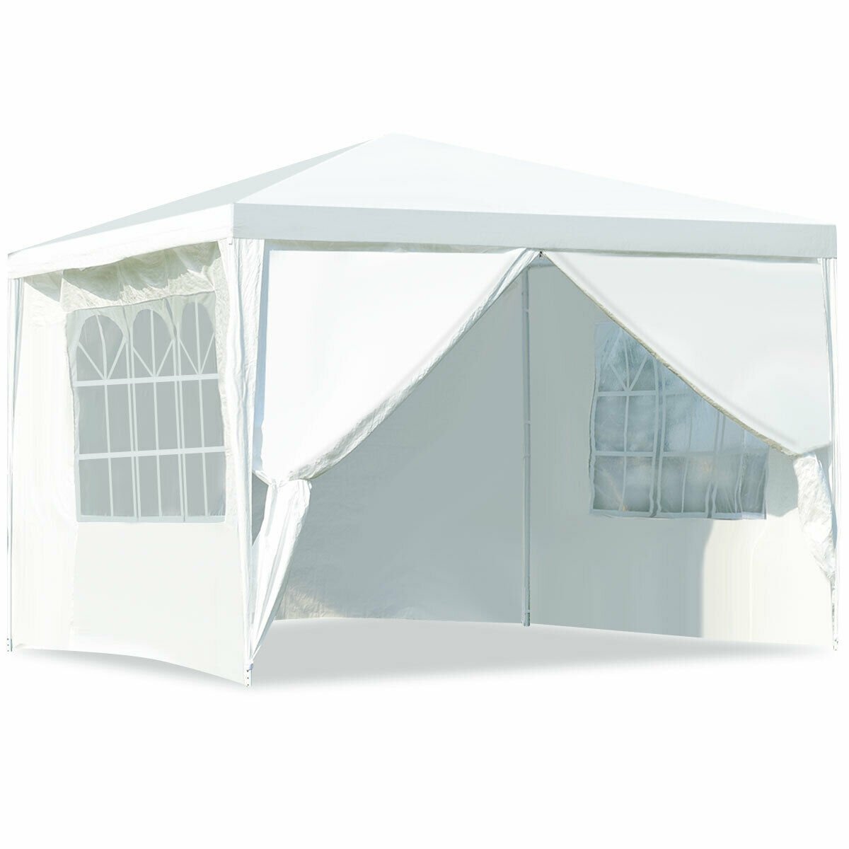 10 x 10 Feet Outdoor Side Walls Canopy Tent with 4 Removable Sidewalls view 7