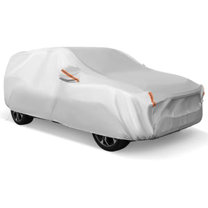 Car Cover for Automobiles 190 Inch Rain Sun UV Protection Universal Fit SUV Chevrolet Hyundai Kia Mazda view 4