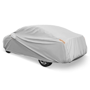 Car Cover for Automobiles 193 Inch Rain Sun UV Protection Universal Fit Sedan Chevrolet Ford Nissan view 4