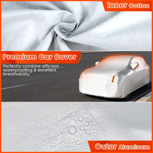 Car Cover for Automobiles 200 Inch Rain Sun UV Protection Fit SUV BMW Honda Lexus Mercedes-Benz view 7