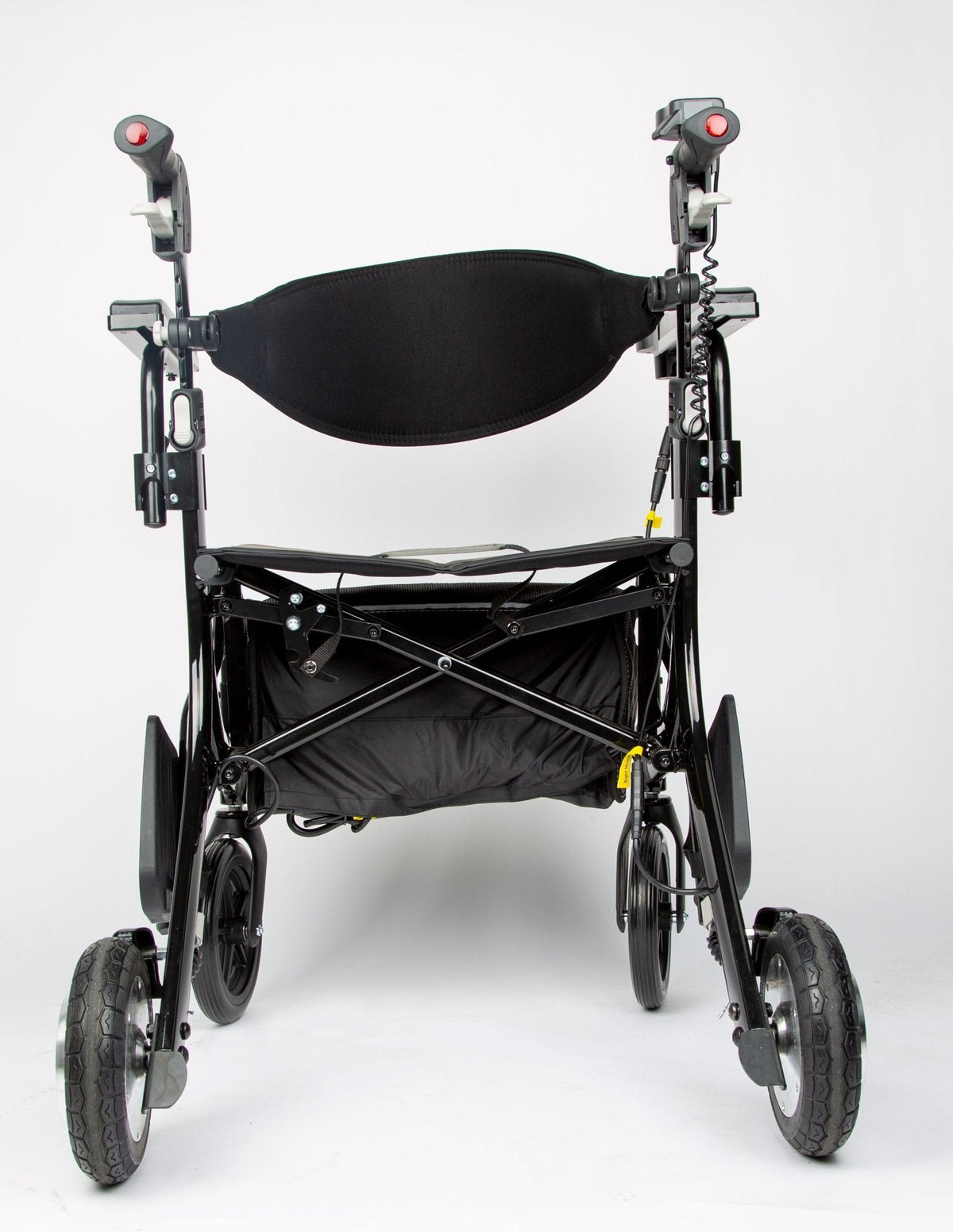 EZee Life CH4077 Folding Electric Rollator with Seat, 4-in-1 Power Assist
