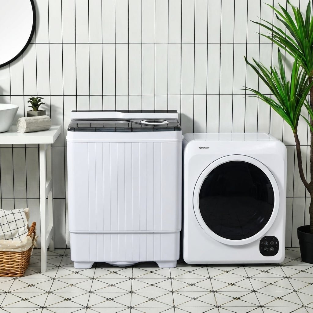 Compact Washer and Dryer Laundry Combo for Fast Household Laundry view 2