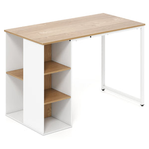 45 Inch Computer Desk with 5 Storage Compartments and Metal Frame view 4