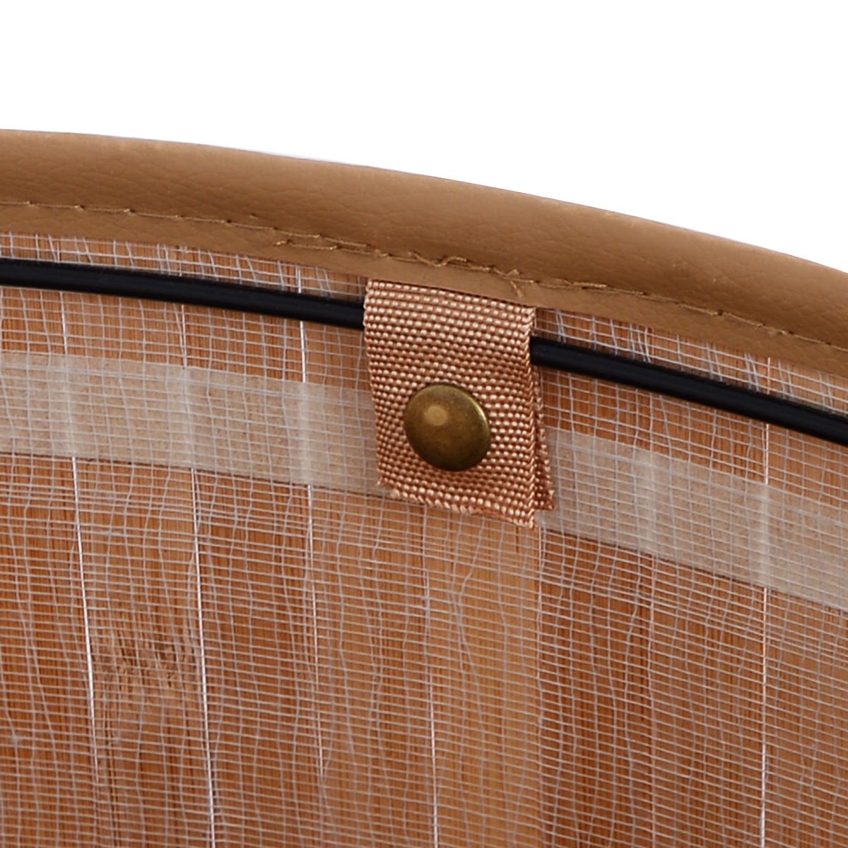 Corner Bamboo Hamper Laundry Basket view 7
