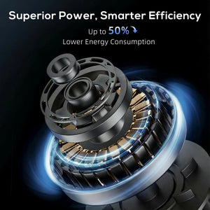 28dB Tower Fan with 12 Speeds and 4 Modes, Standing Floor Fan with 80° Oscillating, 12H Timer, Black