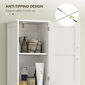 67" Tall Bathroom Cabinet, Narrow Bathroom Storage Cabinet with Drawer, Barn Doors and Adjustable Shelves – view 20