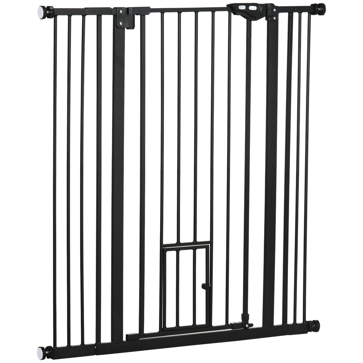 41" Easy Open Indoor Dog Gates for Doorways, House, Stair - Black – view 15