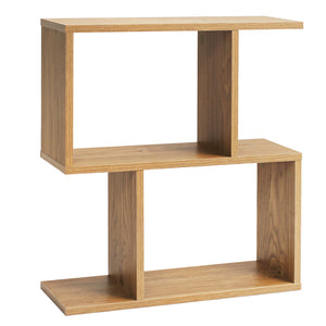 Decorative Storage Shelf Featuring Open Layout and Non-Slip Foot Pads Room Separator-Natural view 6
