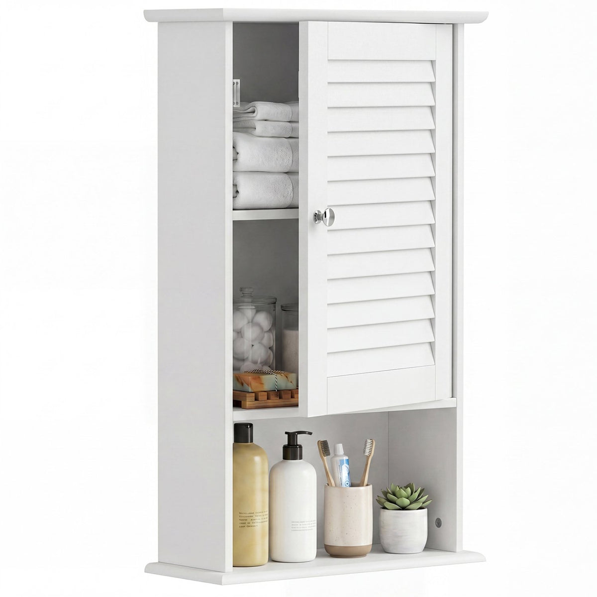 27.5 Inch H Wall Hanging Bathroom Storage Cabinet view 4
