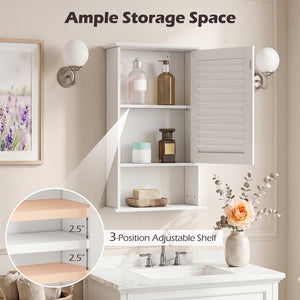 27.5 Inch H Wall Hanging Bathroom Storage Cabinet view 8