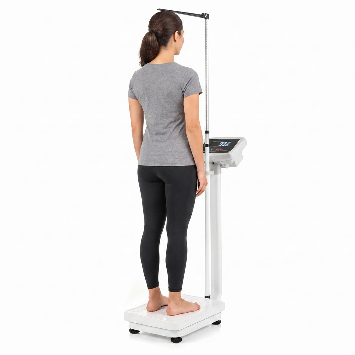 Digital Height and Weight Scale with Height Rod 400 lbs & LED Display view 4