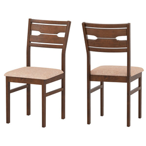 Dining Chair Set of 2/4 with Rubber Wood Frame and Padded Seat-4 view 4