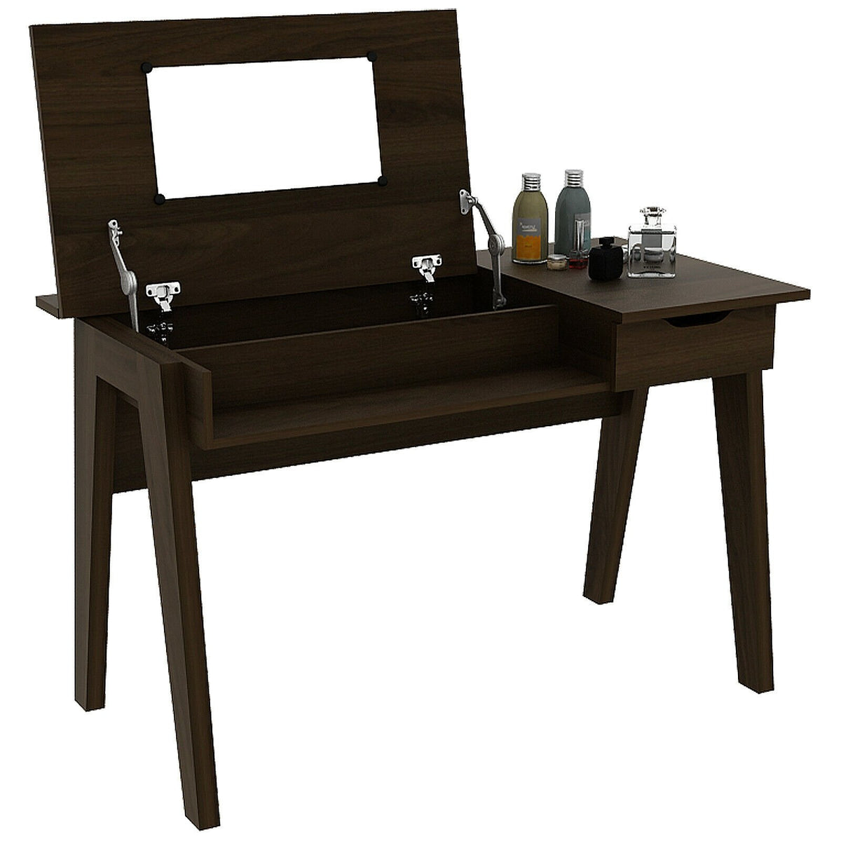 Dressing Table with Flip Mirror and Storage Drawer view 7