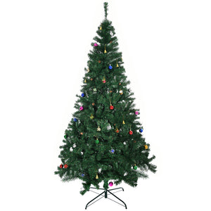 4.9ft Green Christmas Tree Artificial Xmas Holidays Party with Decoration Ornament