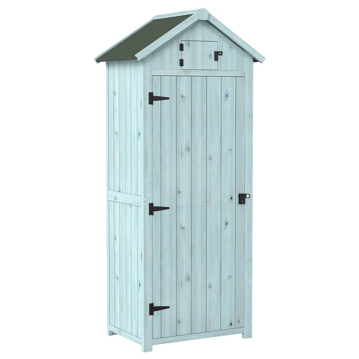 30" x 21" x 71" Garden Storage Shed, Sheds & Outdoor Storage Outdoor Workshop Yard Tool Utility Storage – view 15