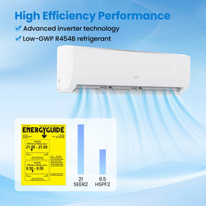 EcoGuard Series 18000 BTU 21 SEER2 208-230V Mini Split Air Conditioner and Heater view 6
