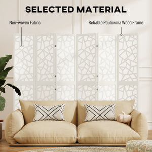4 Panel Room Divider, 5.6 FT Lightweight Folding Privacy Screen with Geometric Pattern for Living Room – view 25