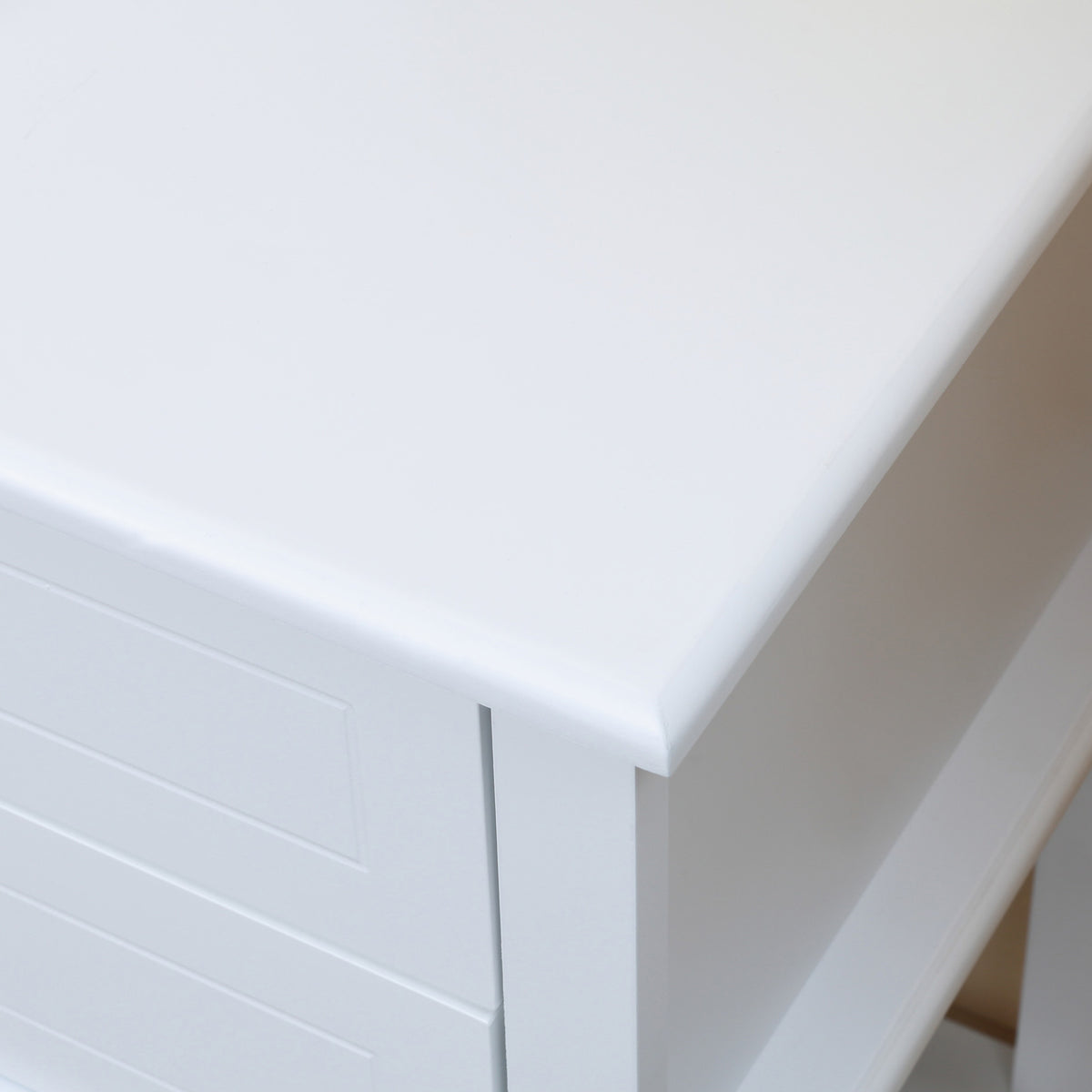 Modern Sofa Side Table, Accent End Table with Drawers and Storage Shelf – view 14