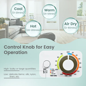 Electric Laundry Dryer and Full-Automatic Washing Machine Combo view 6