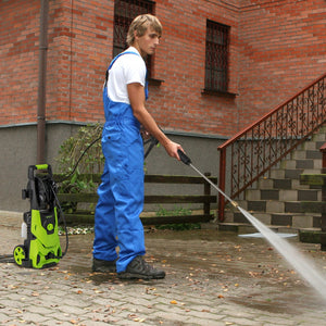 2150PSI Electric Pressure Washer 1.2GPM with 4 Quick Connect Nozzles and Foam Cannon-Green view 2