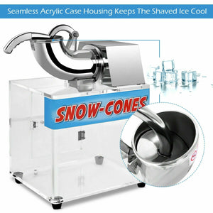 Electric Snow Cone Machine Ice Shaver Maker view 5