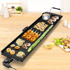 35 Inch Costway Electric Griddle Teppanyaki Grill with Adjustable Temperature view 3