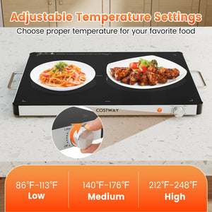 Electric Warming Food Warmer with Adjustable Temperature Control and Overheat Protection view 7