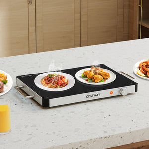 Electric Warming Tray Food Warmer with Adjustable Temperature Control view 3