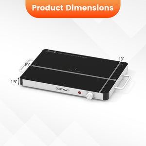 Electric Warming Tray Food Warmer with Adjustable Temperature Control view 5