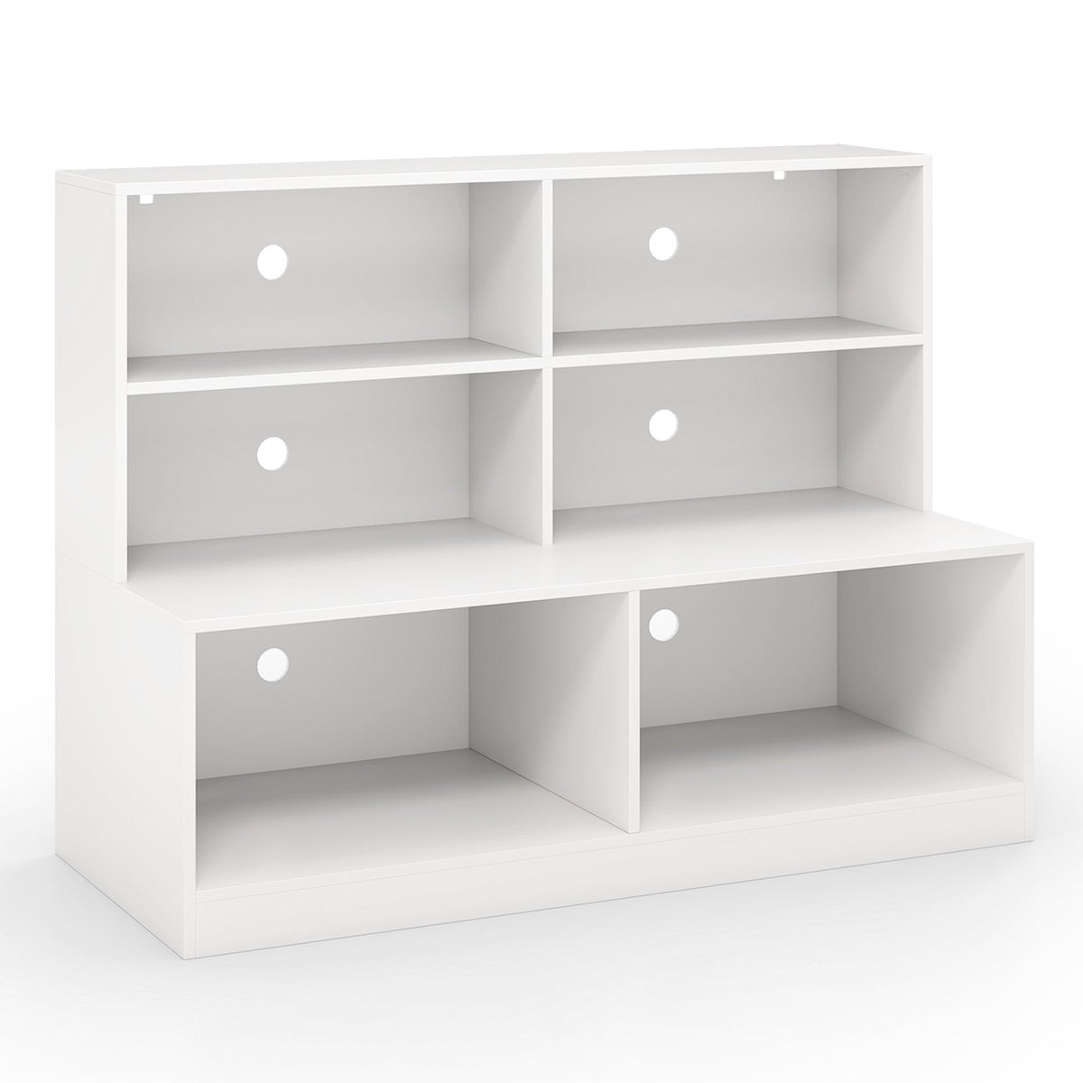 Entryway Shoe Cabinet with 2 Anti-tipping Kits-White view 4