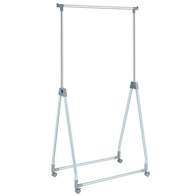 Extendable Foldable Heavy Duty Clothing Rack with Hanging Rod view 4