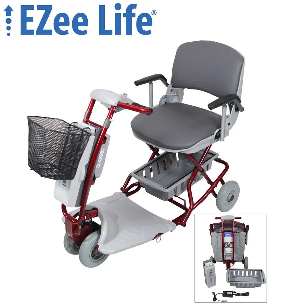 EZee Life Classic Portable Mobility Scooter CH4028, Dual Front-Wheel Drive