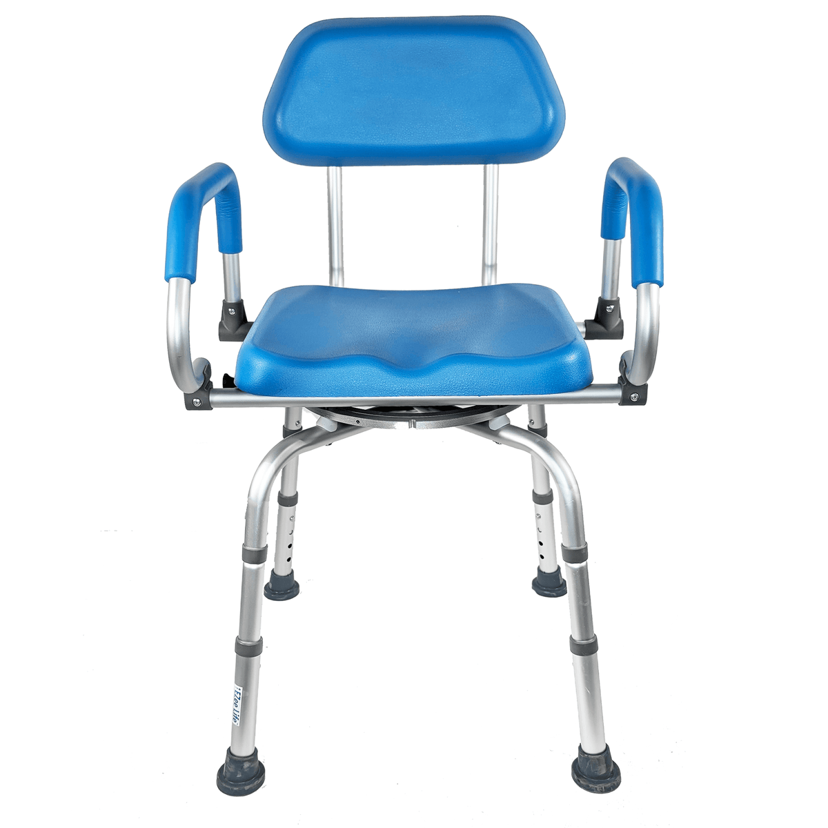 EZee Life CH2075 Swivel Shower Chair, 350 lb, Padded Arms