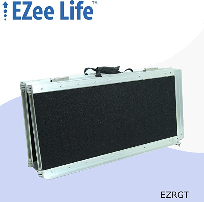 EZee Life EZ10RGT 10 ft Multifold Wheelchair Ramp, 600 lb