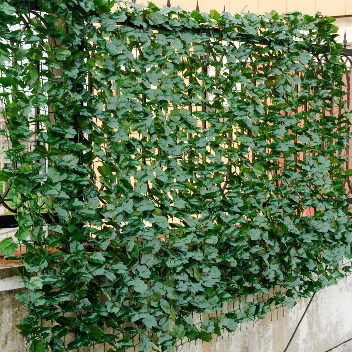 Faux Ivy Leaf Decorative Privacy Fence-59 x 95 Inch view 2
